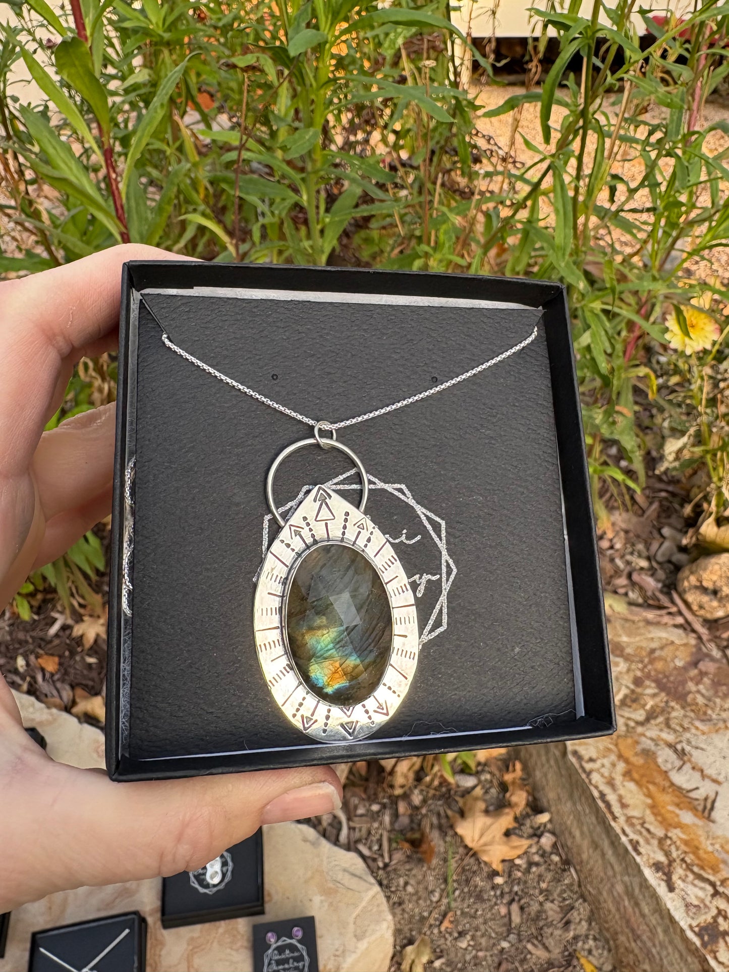 Onward Labradorite Necklace (18” Chain)