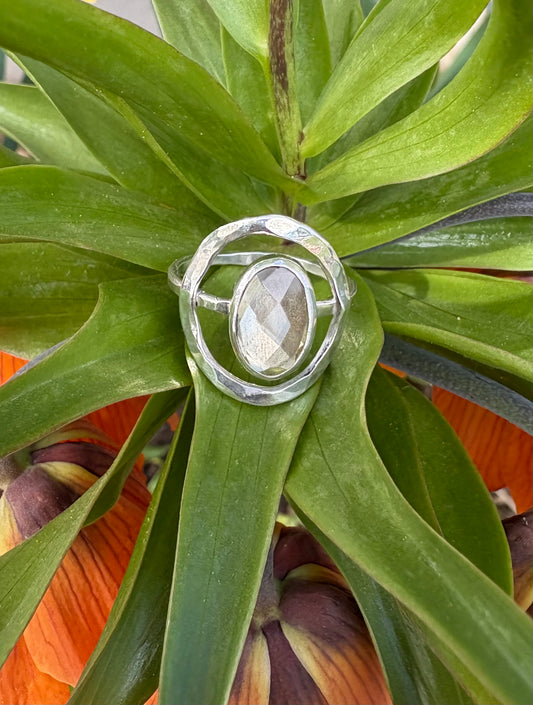 Lemon Quartz Ring (Size 9.5)