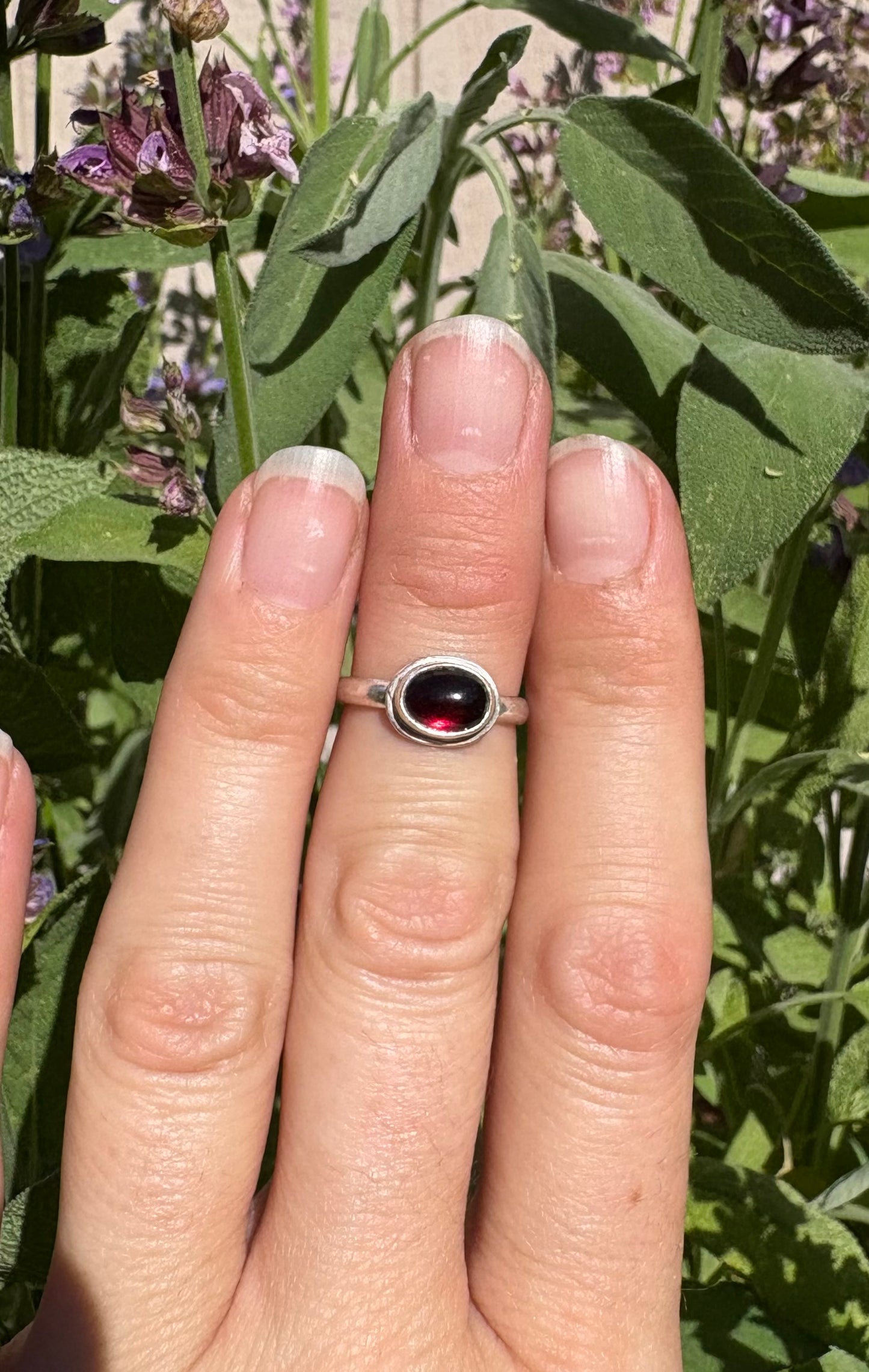 Garnet Ring (Size 5)