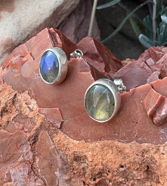 Labradorite Earrings