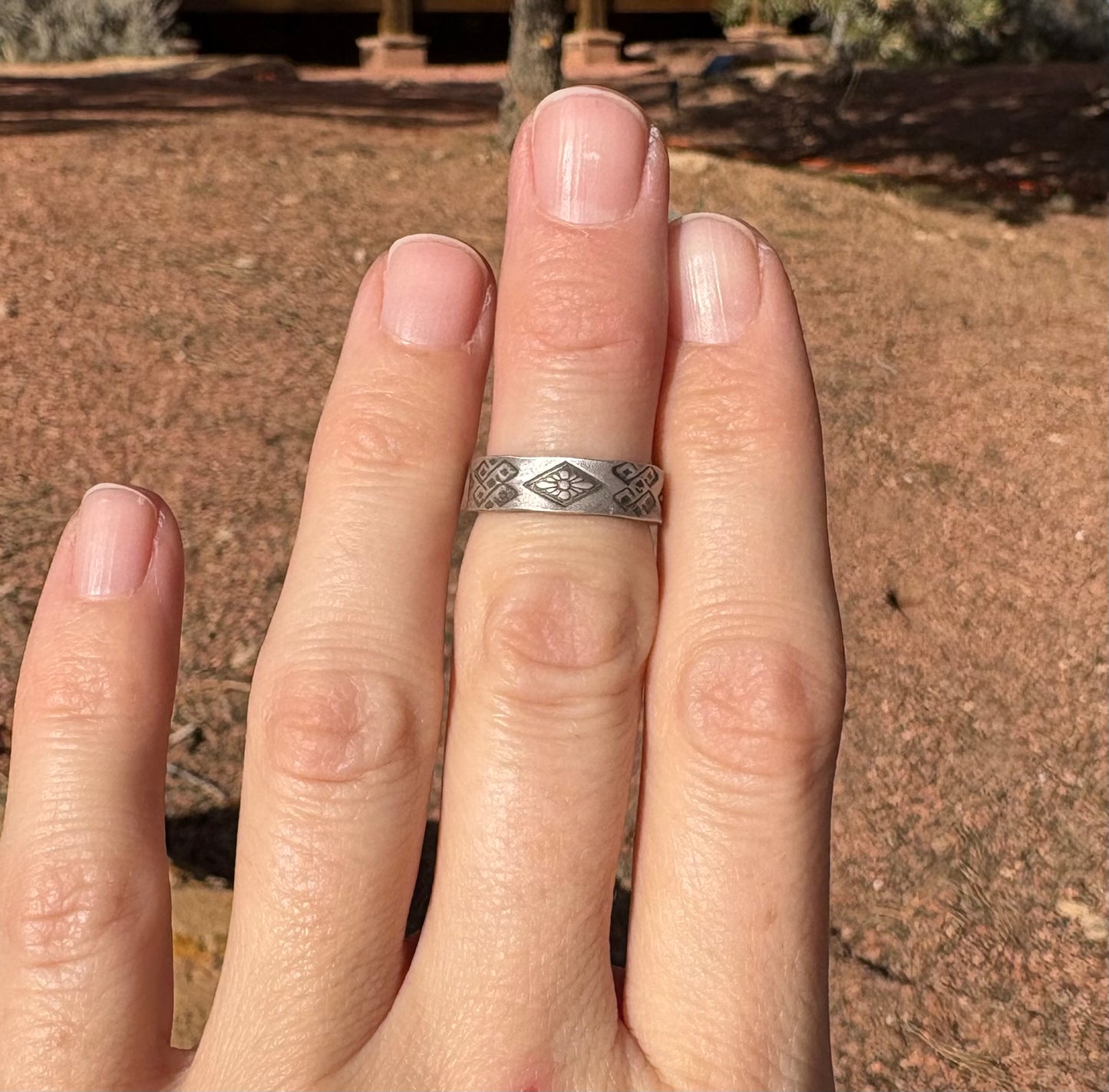 Stamped Ring Band