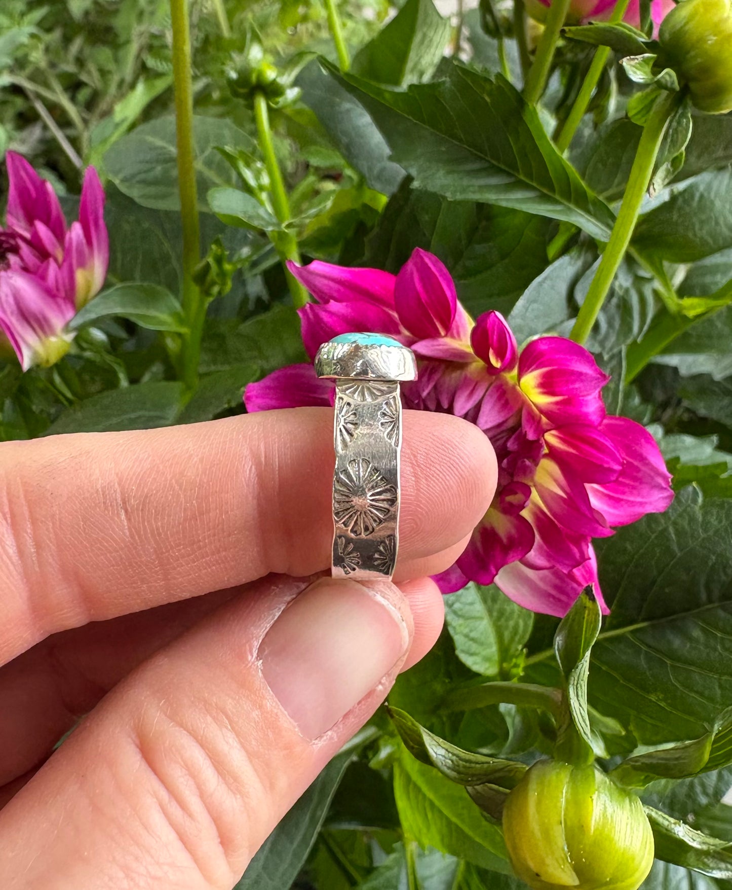 Kingman Turquoise Ring (Size 7)