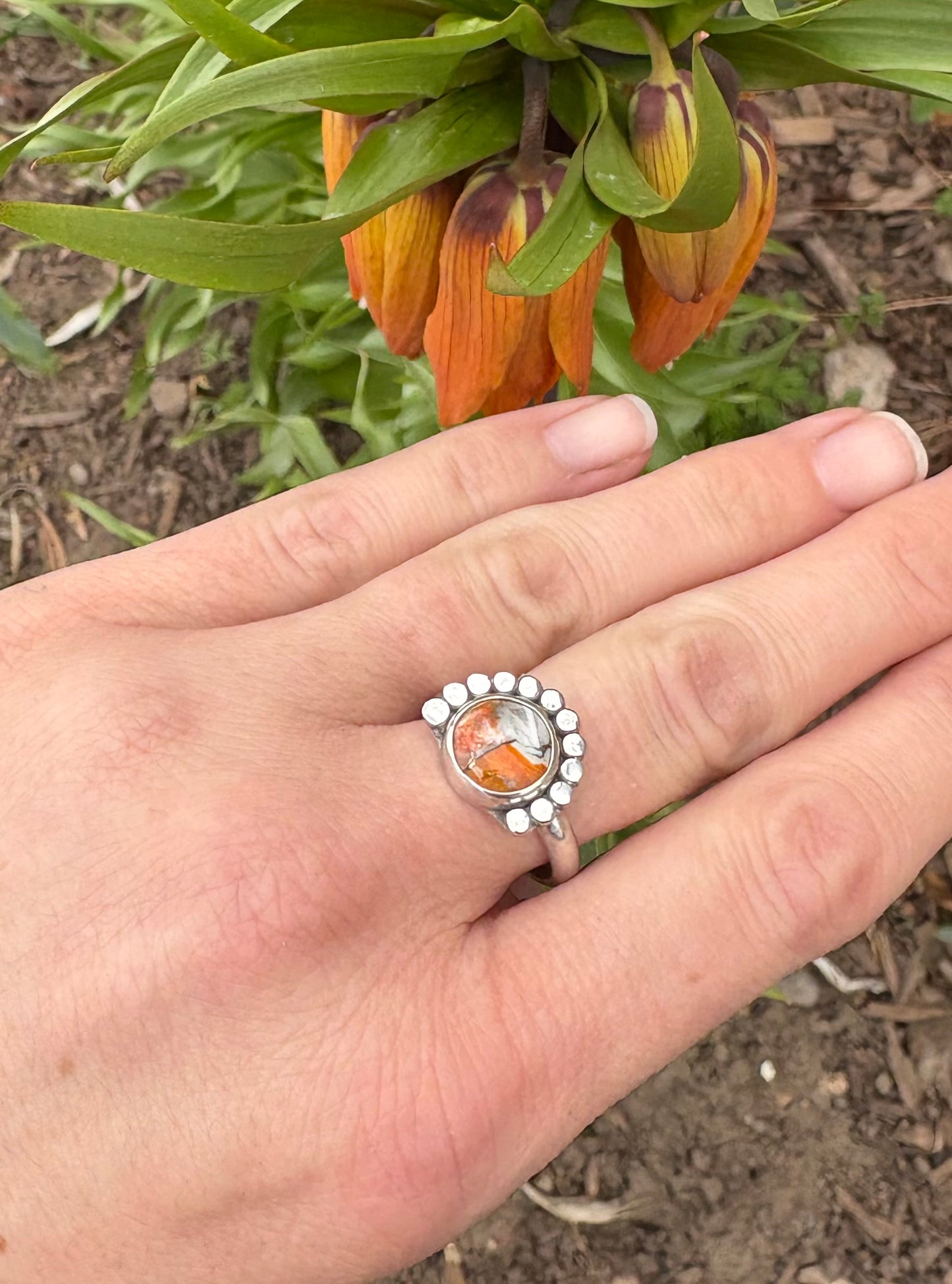 Spiny Oyster Ring (Size 9.5)