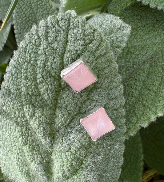 Rose Quartz Earrings
