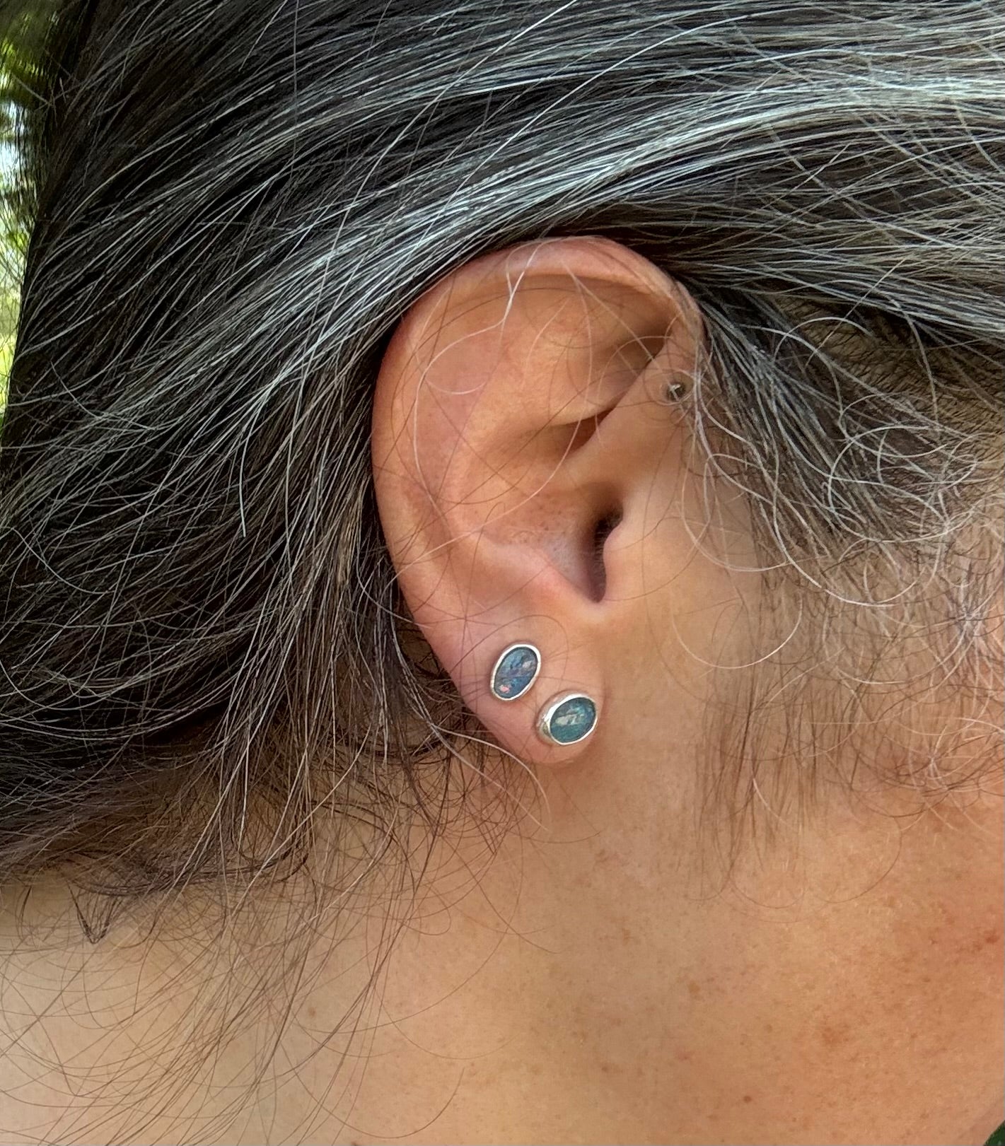 Opal Triplet Earrings (Medium)