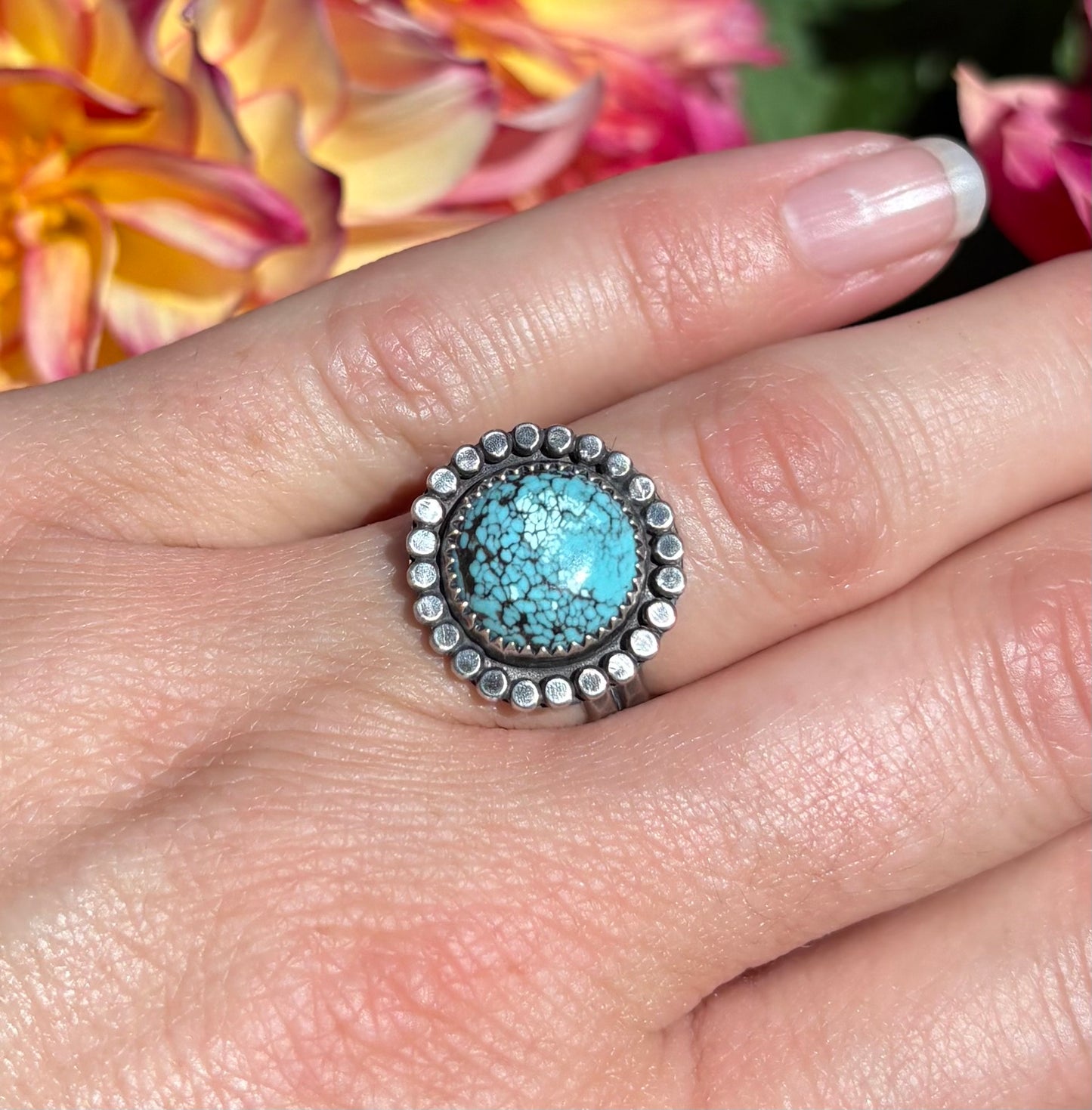 Kingman Turquoise Ring (Size 8)