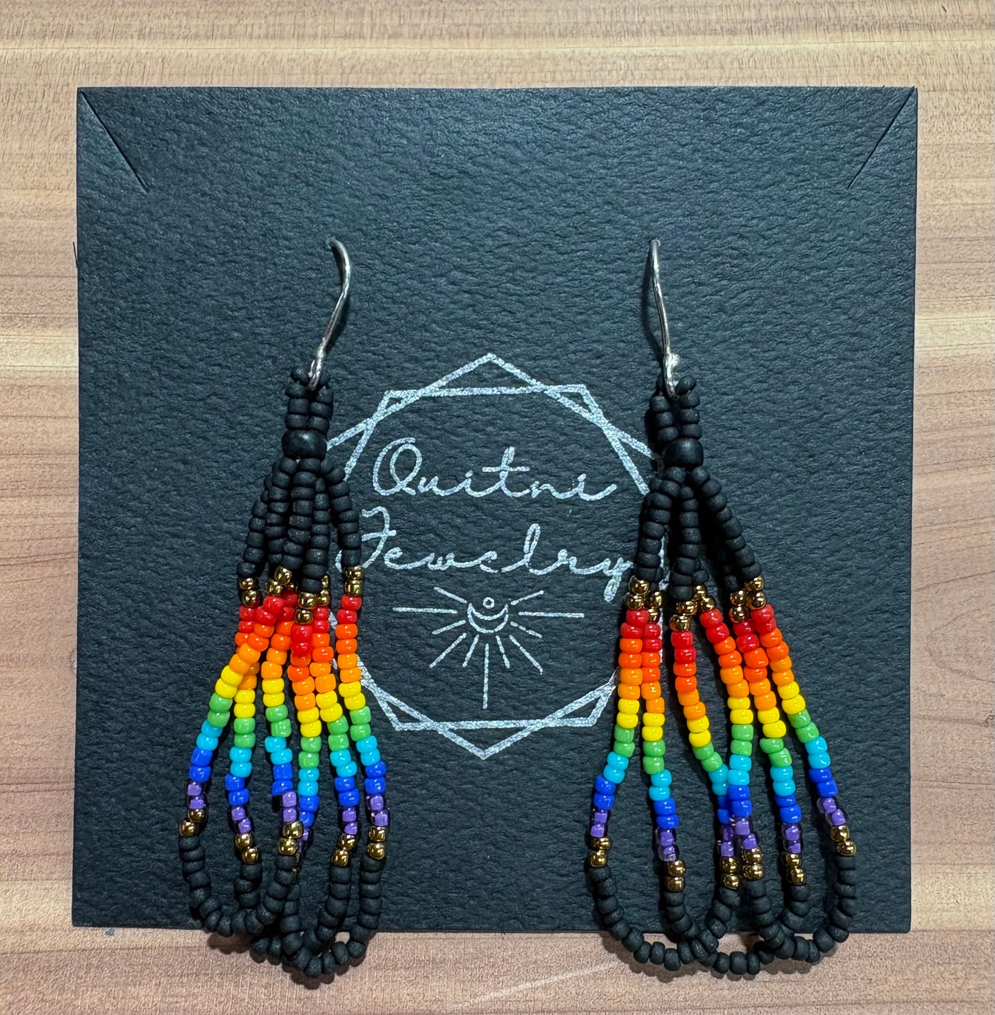 Flower Child Fringe Earrings (60 mm)