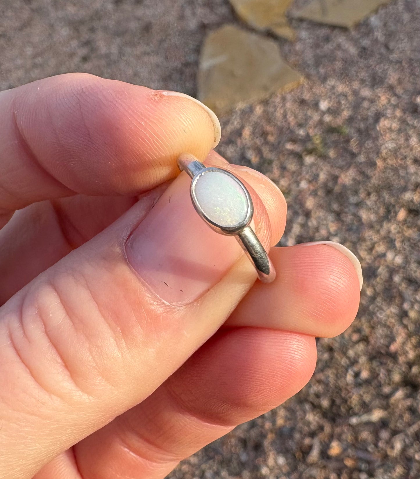 Medium Opal Ring (Size 6)