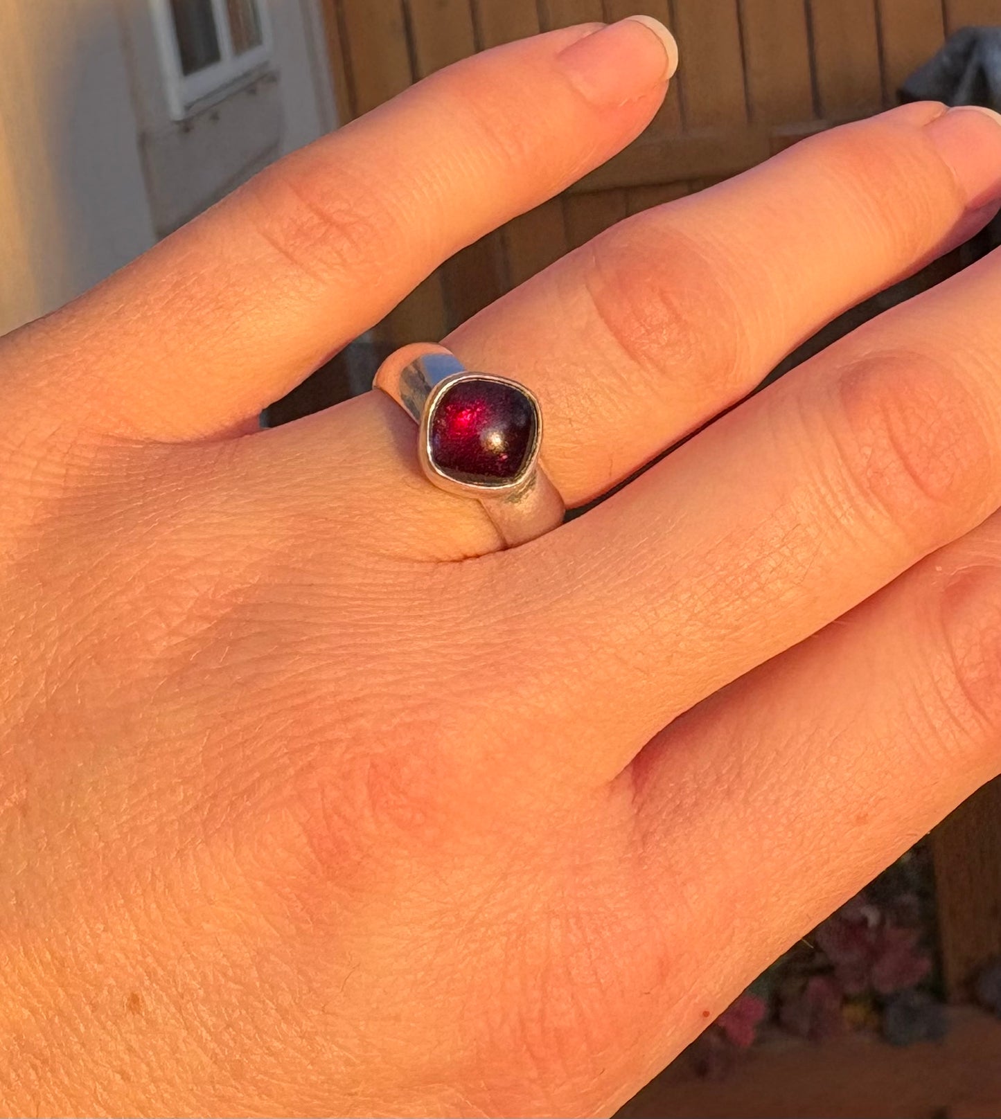 Garnet Ring (Size 6)