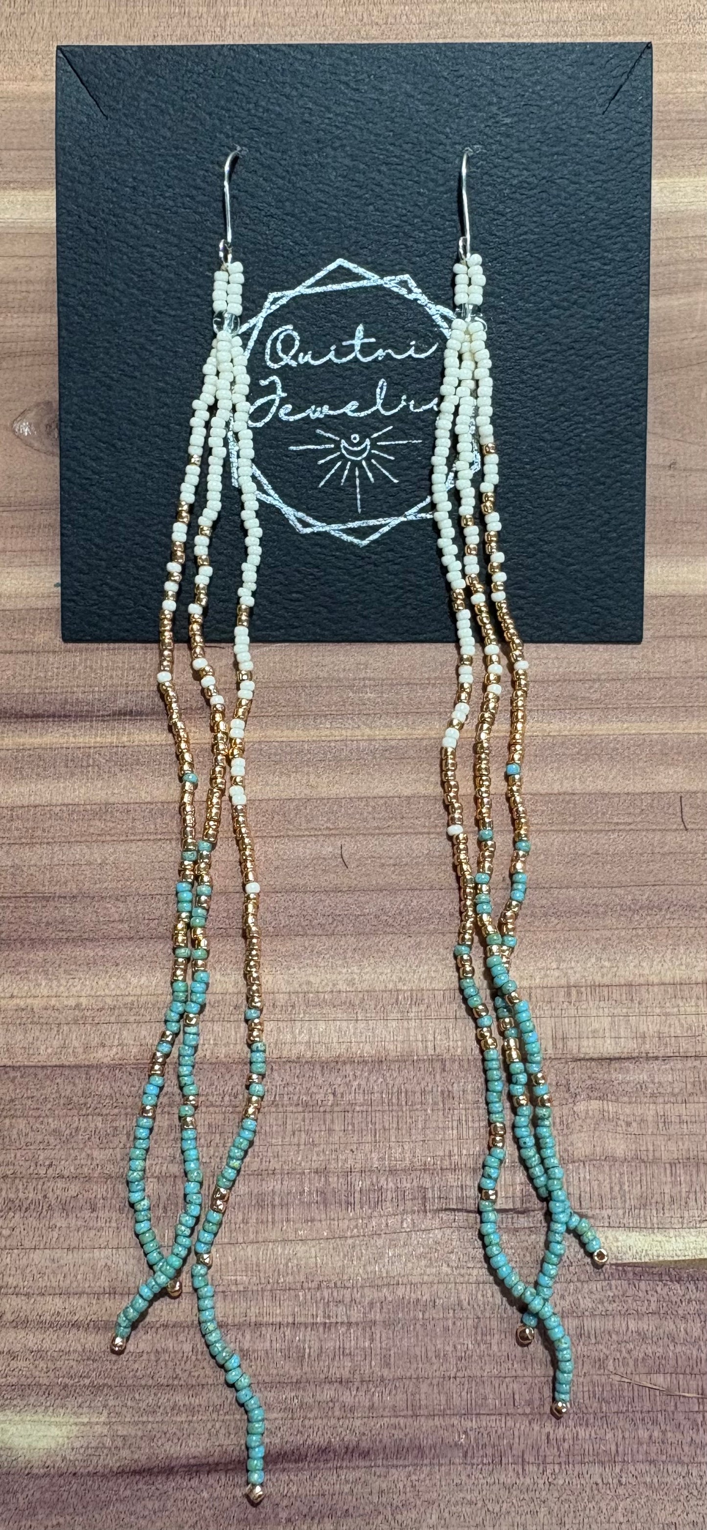 Moon Child Fringe Earrings (150mm Length)