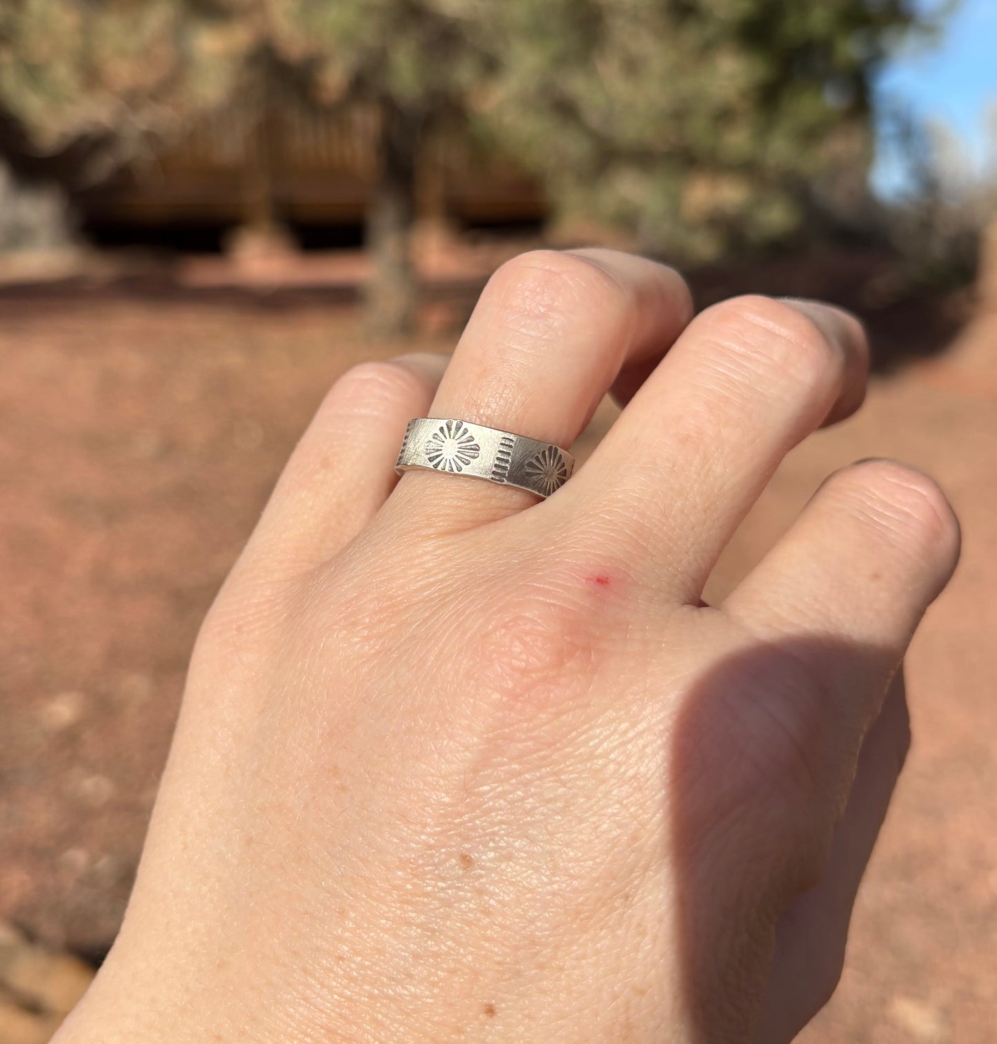 Stamped Ring Band