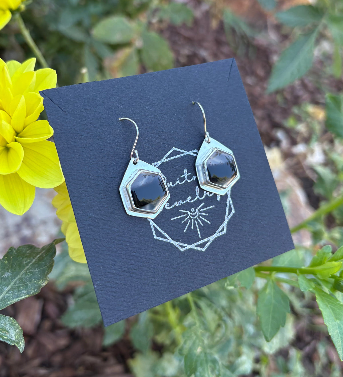 Hexy Montana Agate Earrings