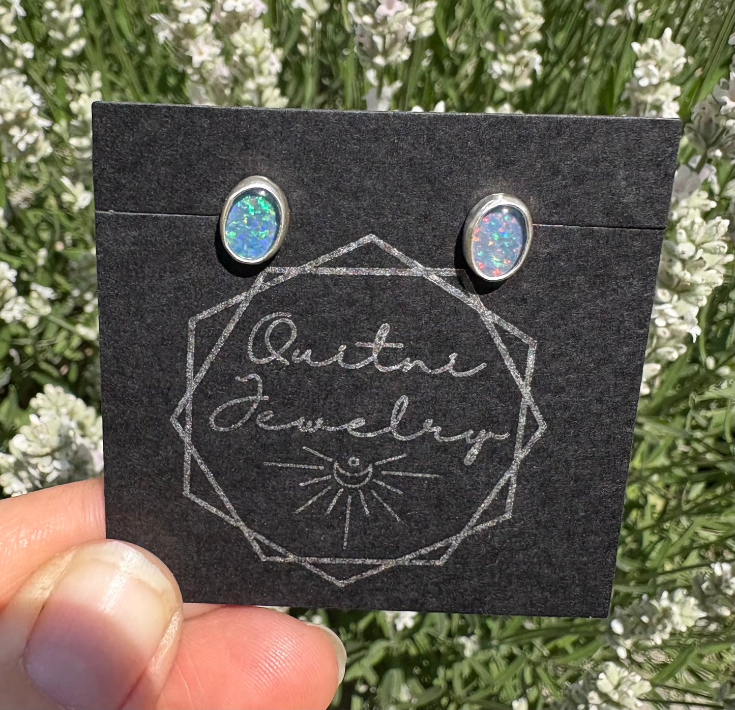 Opal Triplet Earrings (Medium)