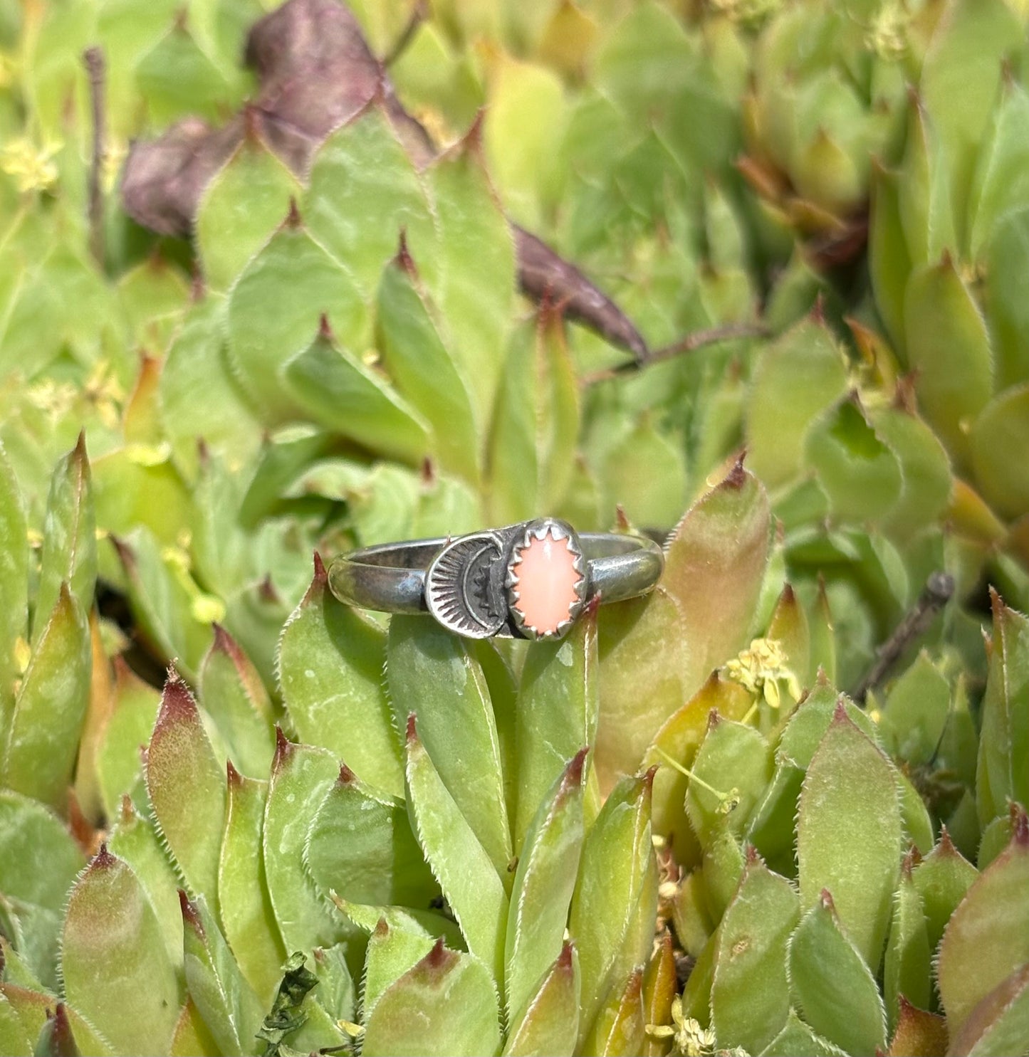 Pink Coral Ring (Size 7)
