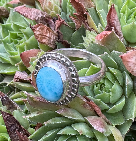 Larimar Ring (Size 7.25)