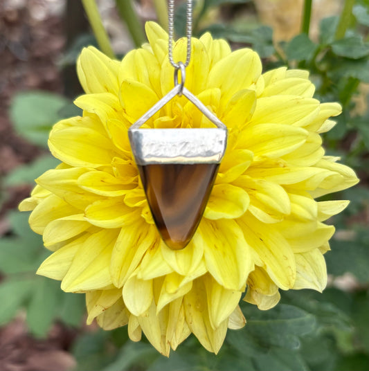 Montana Agate Necklace (18 inch chain)