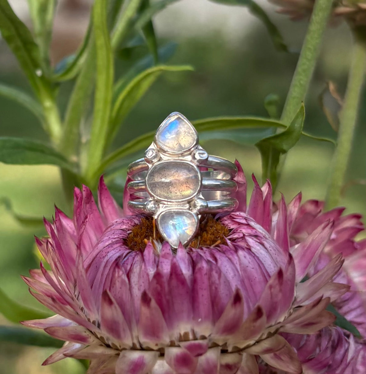Moonshadow Talisman Ring (Size 4.75)