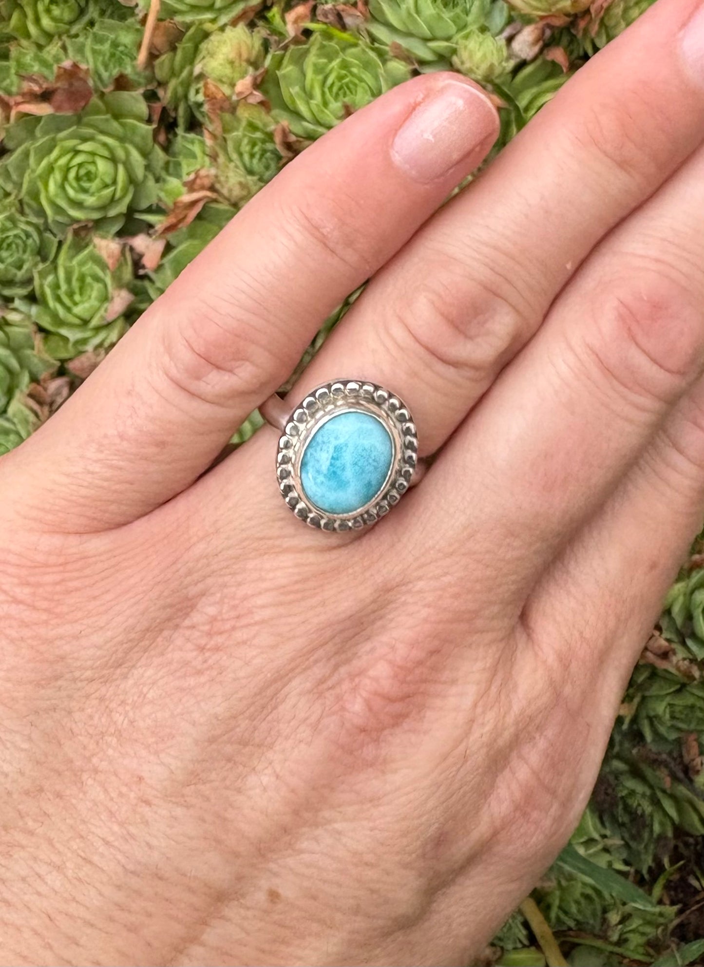 Larimar Ring (Size 7.25)