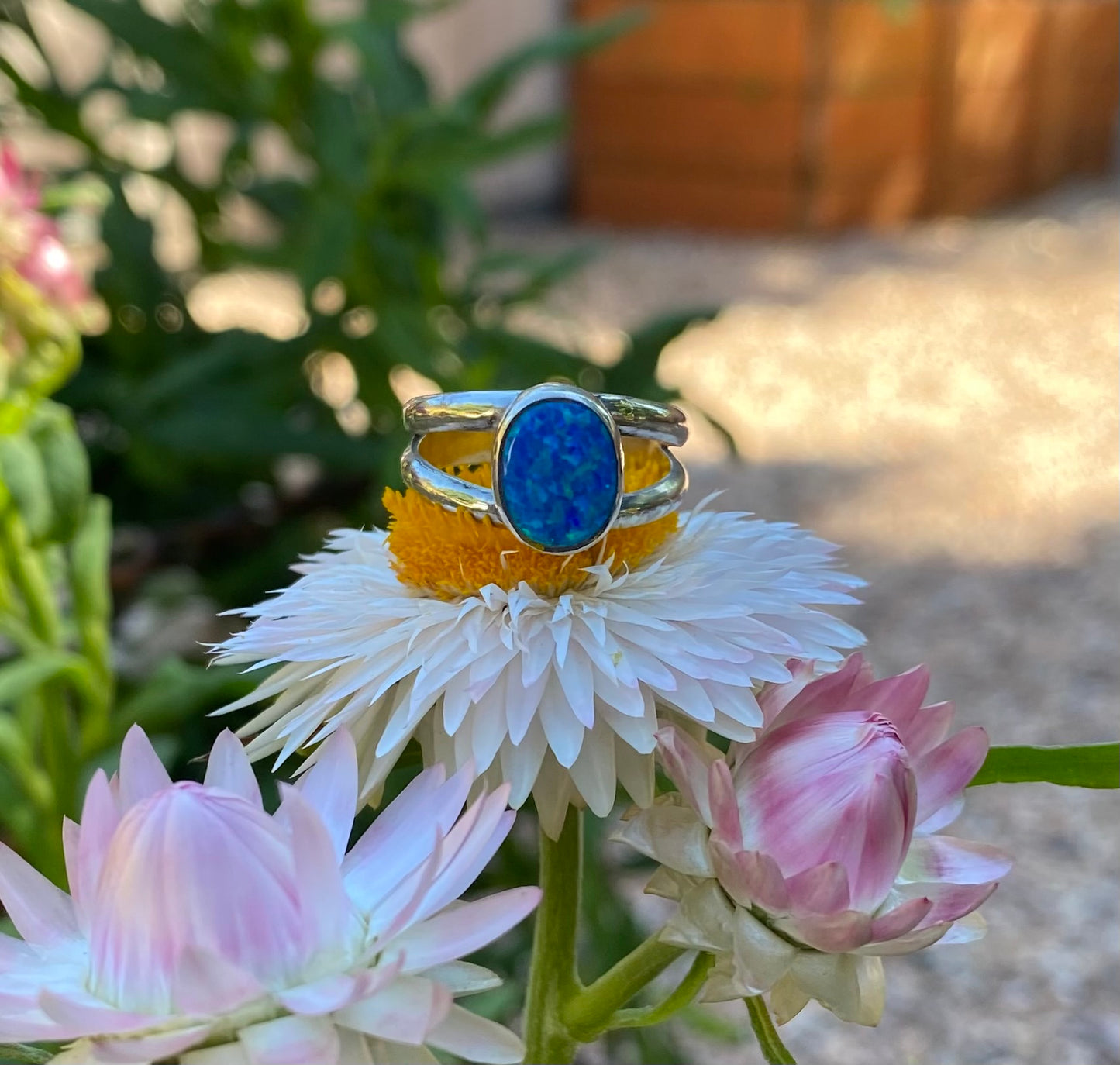 Lab Created Opal Ring (Size 6.75)