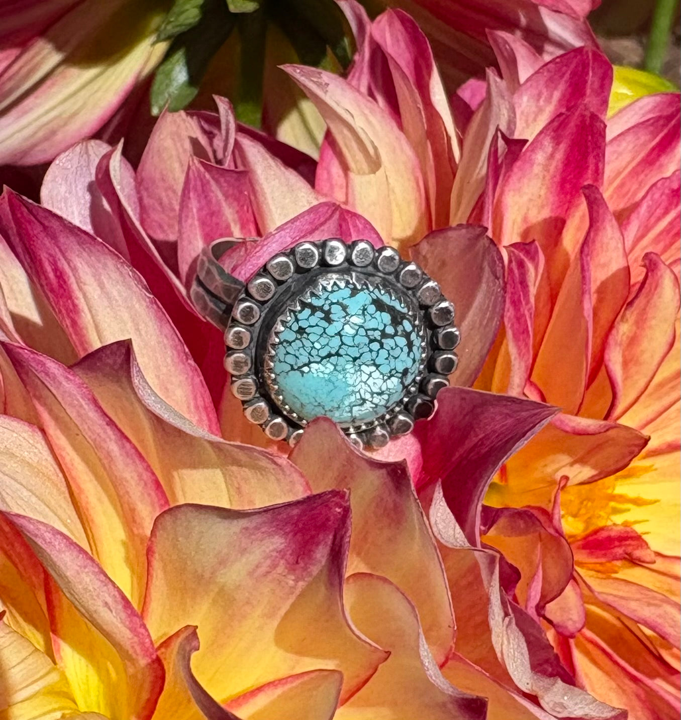 Kingman Turquoise Ring (Size 8)