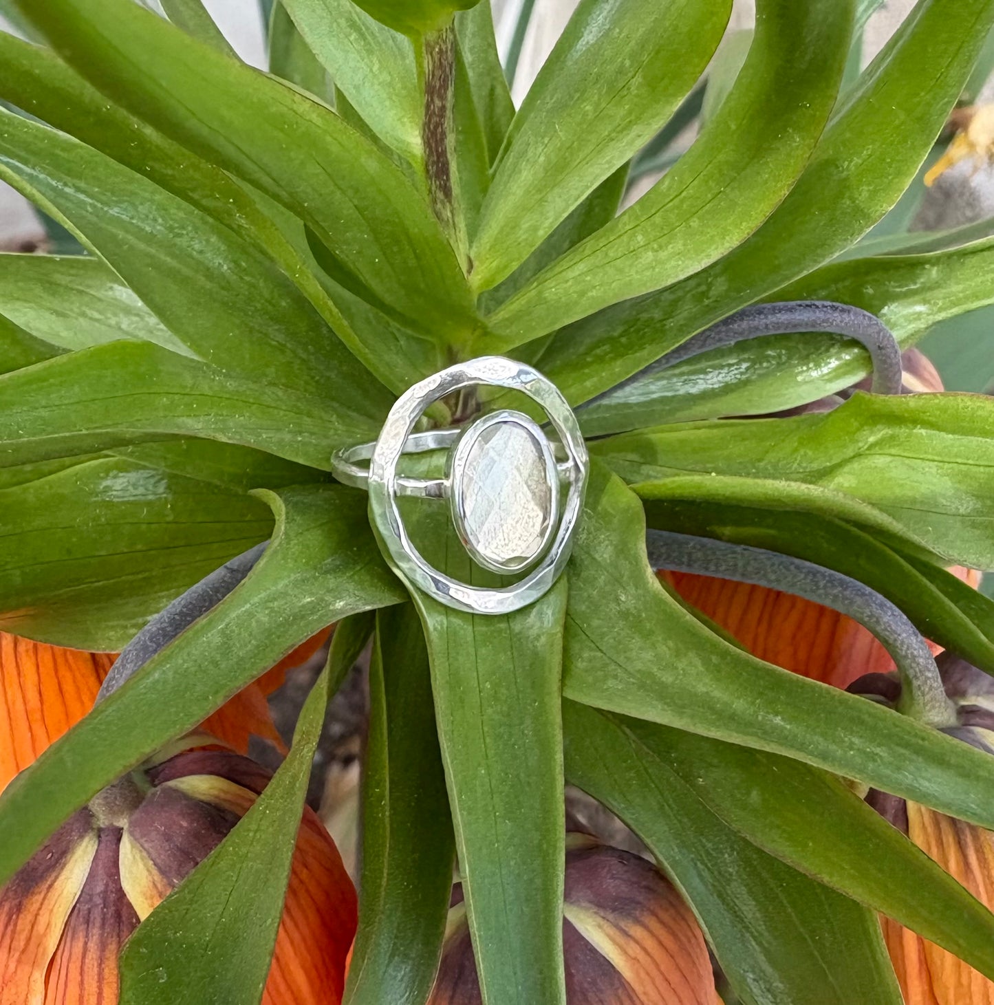 Lemon Quartz Ring (Size 9.5)