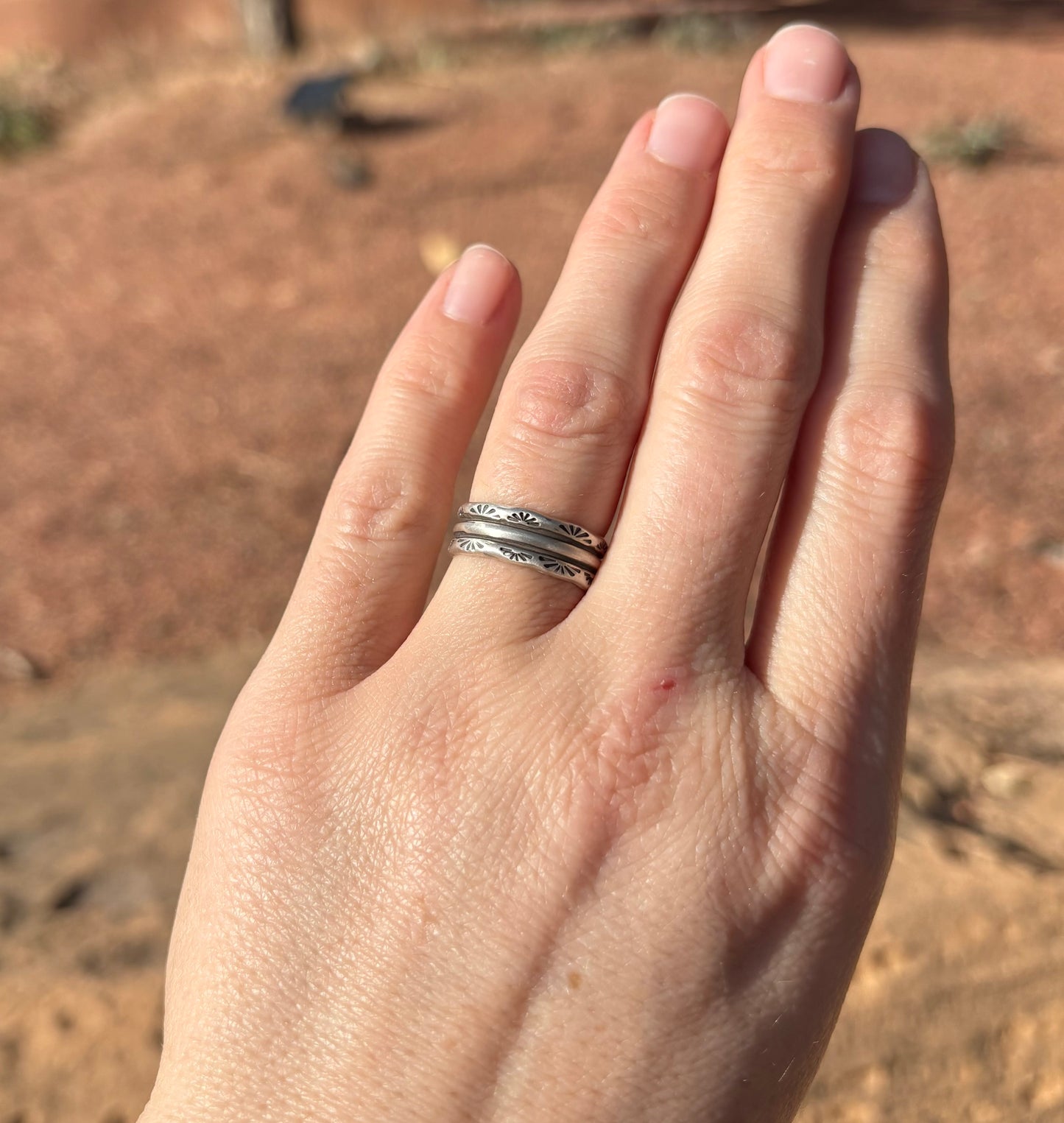 Stamped Ring Band