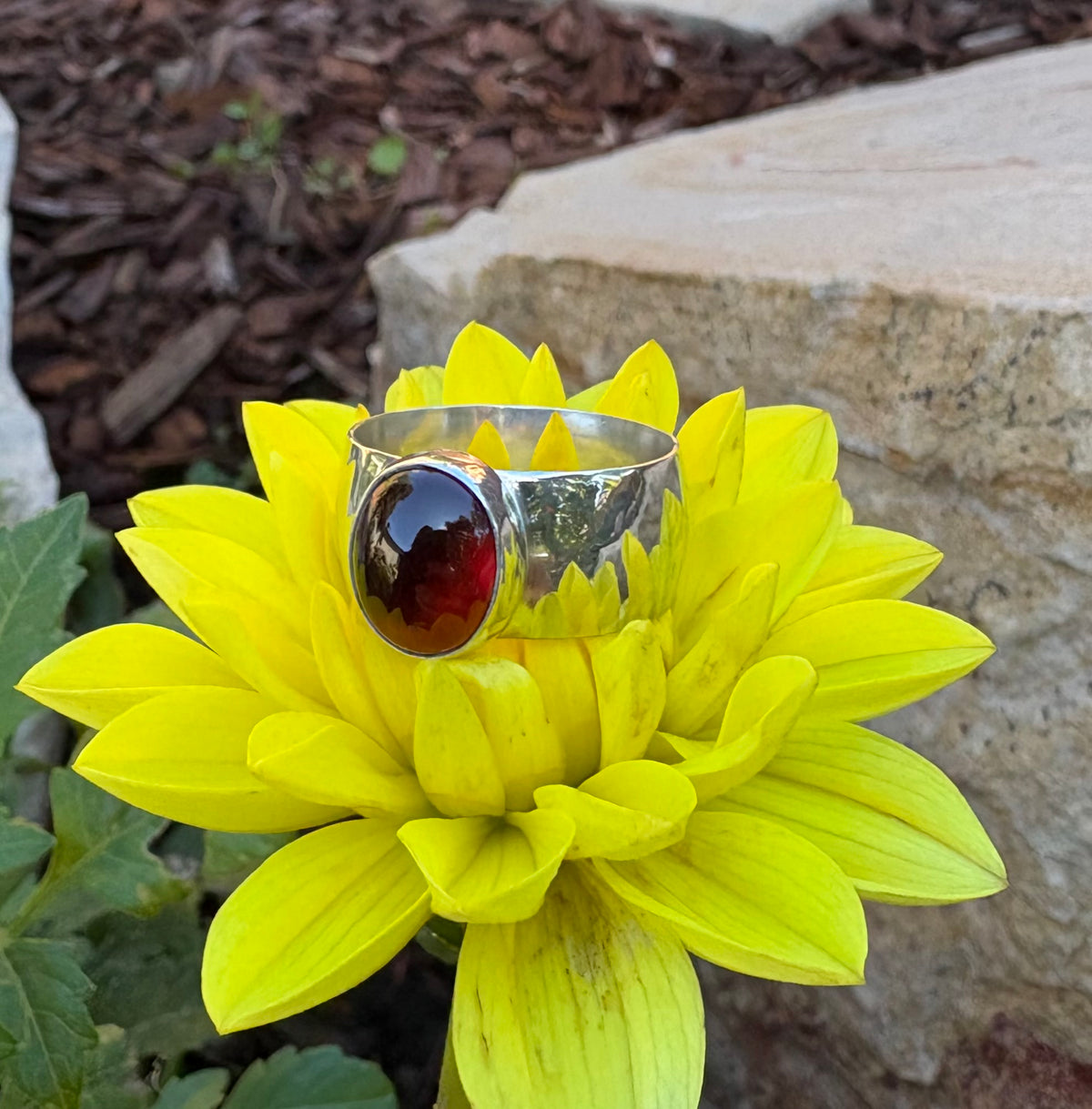Garnet Ring (Size 10.5)