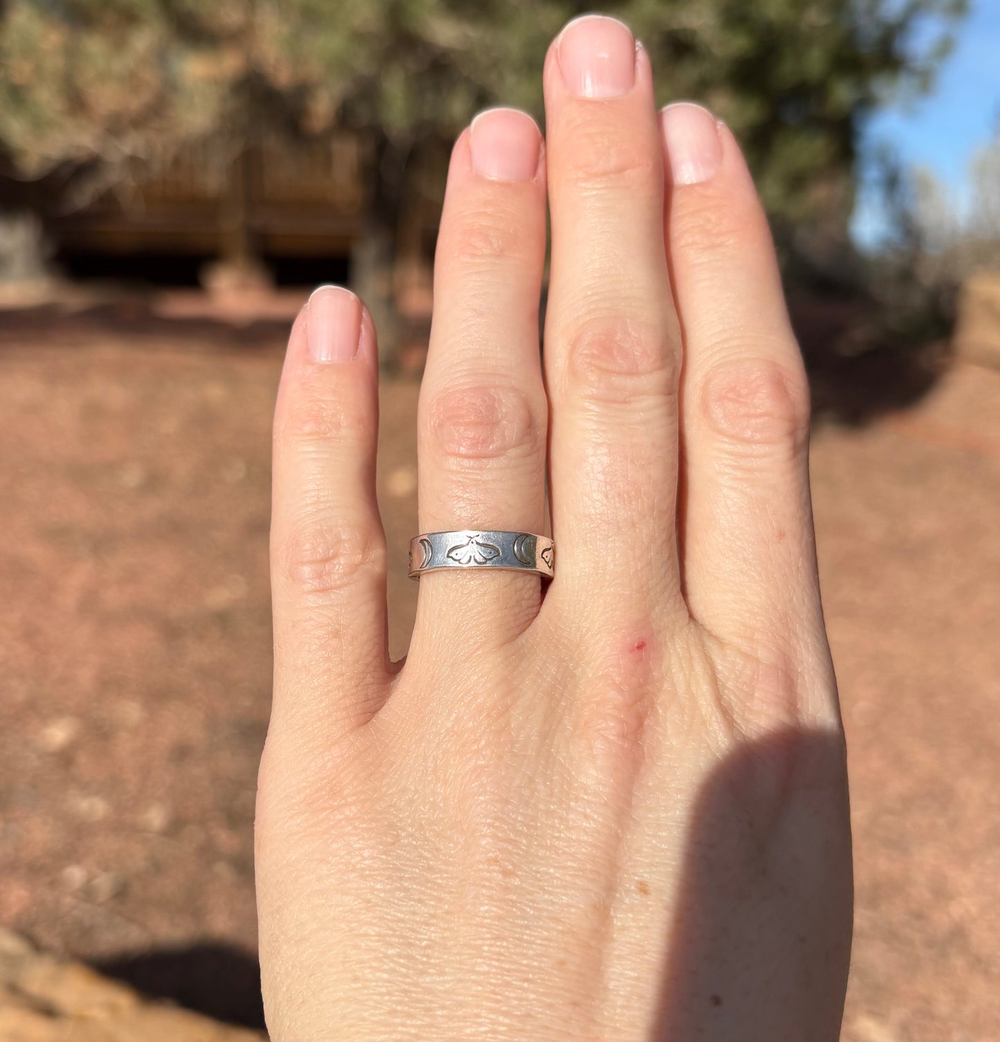 Stamped Ring Band