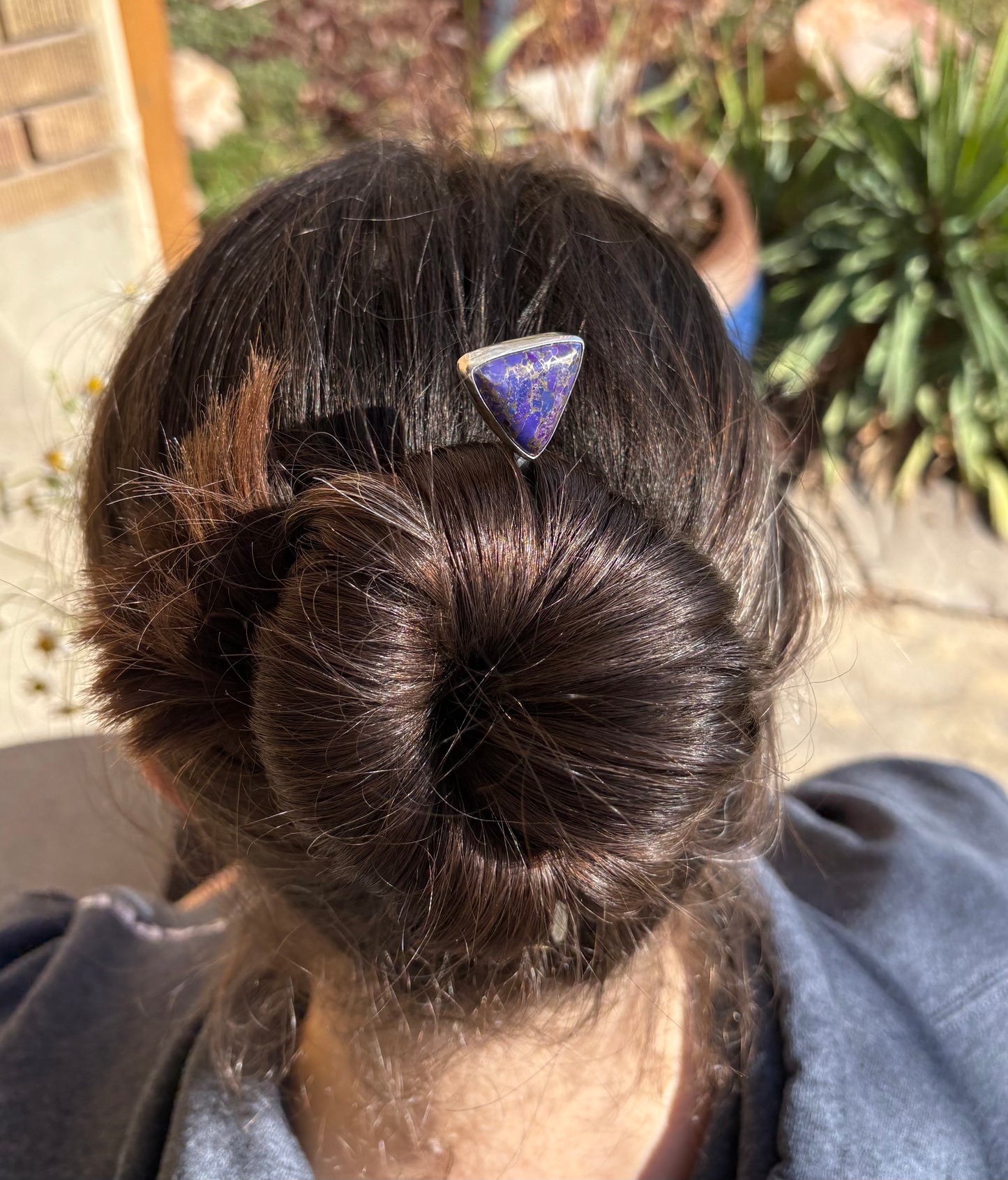 Purple Mohave Turquoise Hair Pin