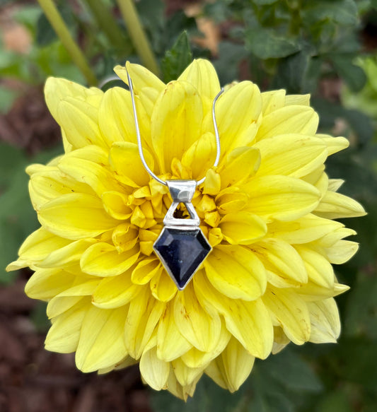 Thai Sapphire Necklace (18 inch chain)