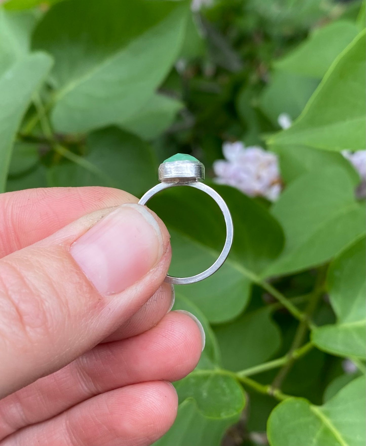 Chrysoprase Ring (Size 6.5)