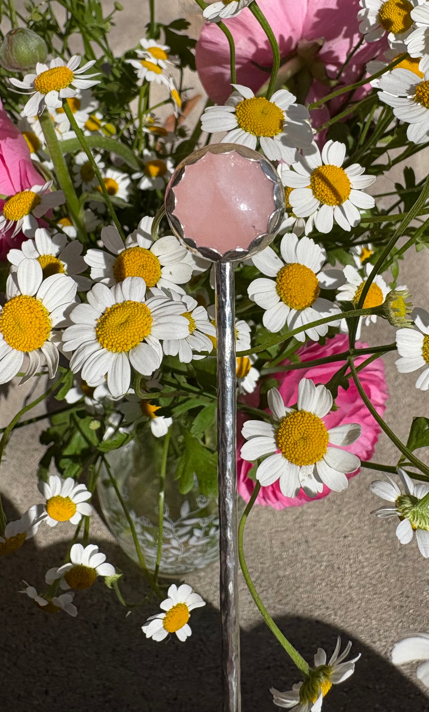 Rose Quartz Hair Pin