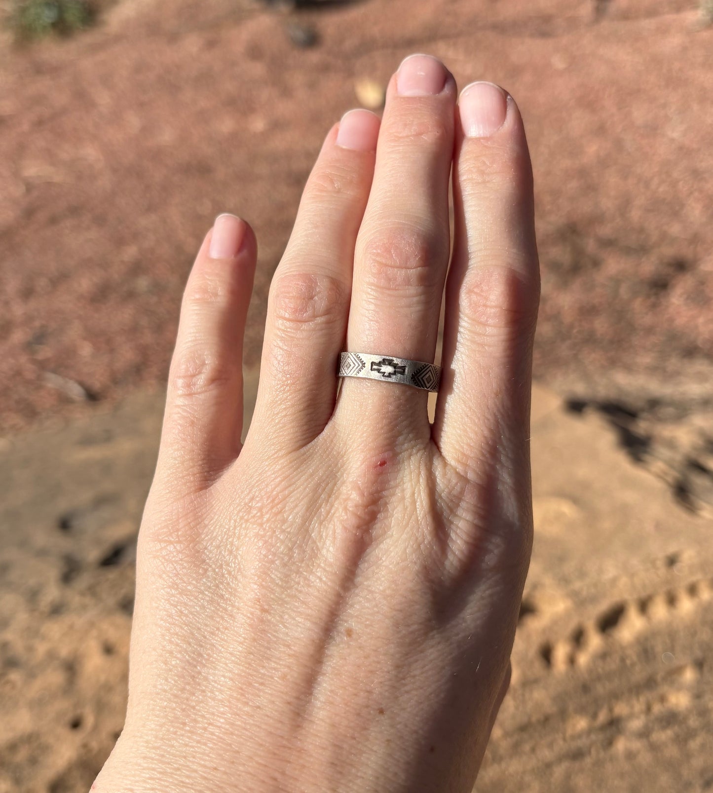 Stamped Ring Band