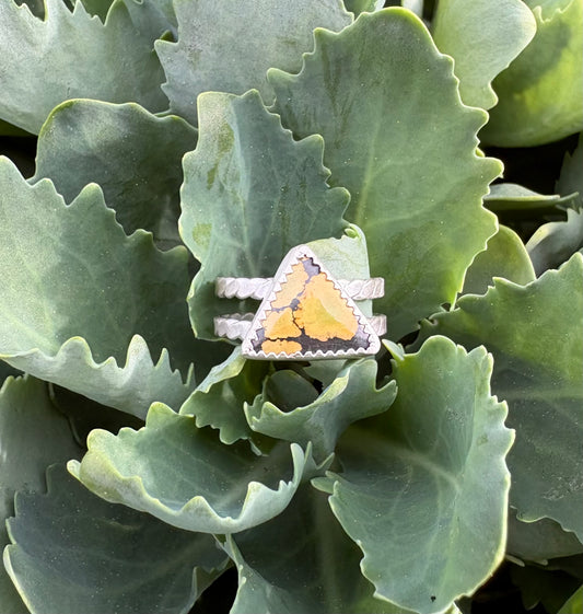 Hubei Turquoise Double Band Ring (Size 6)