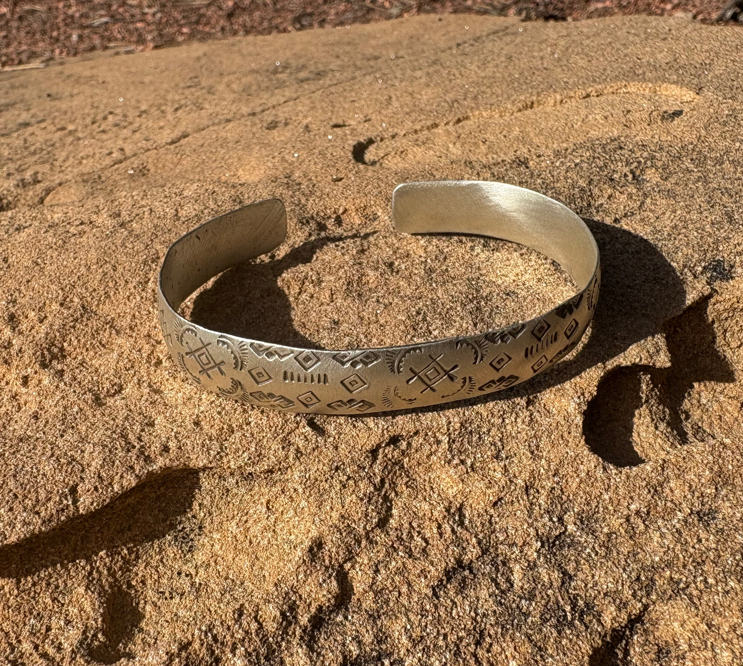Stamped Cuff Bracelet