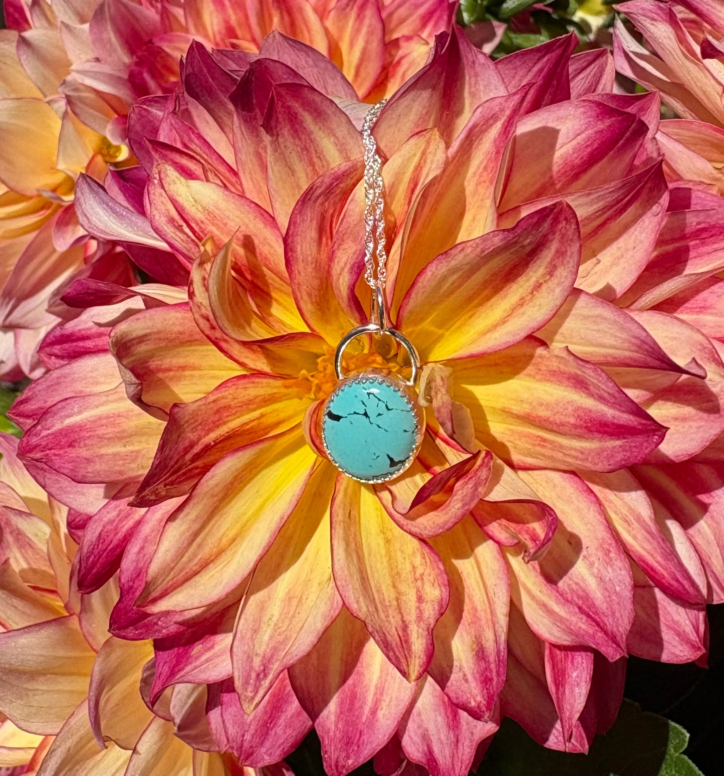 Turquoise Necklace (16 inch chain)