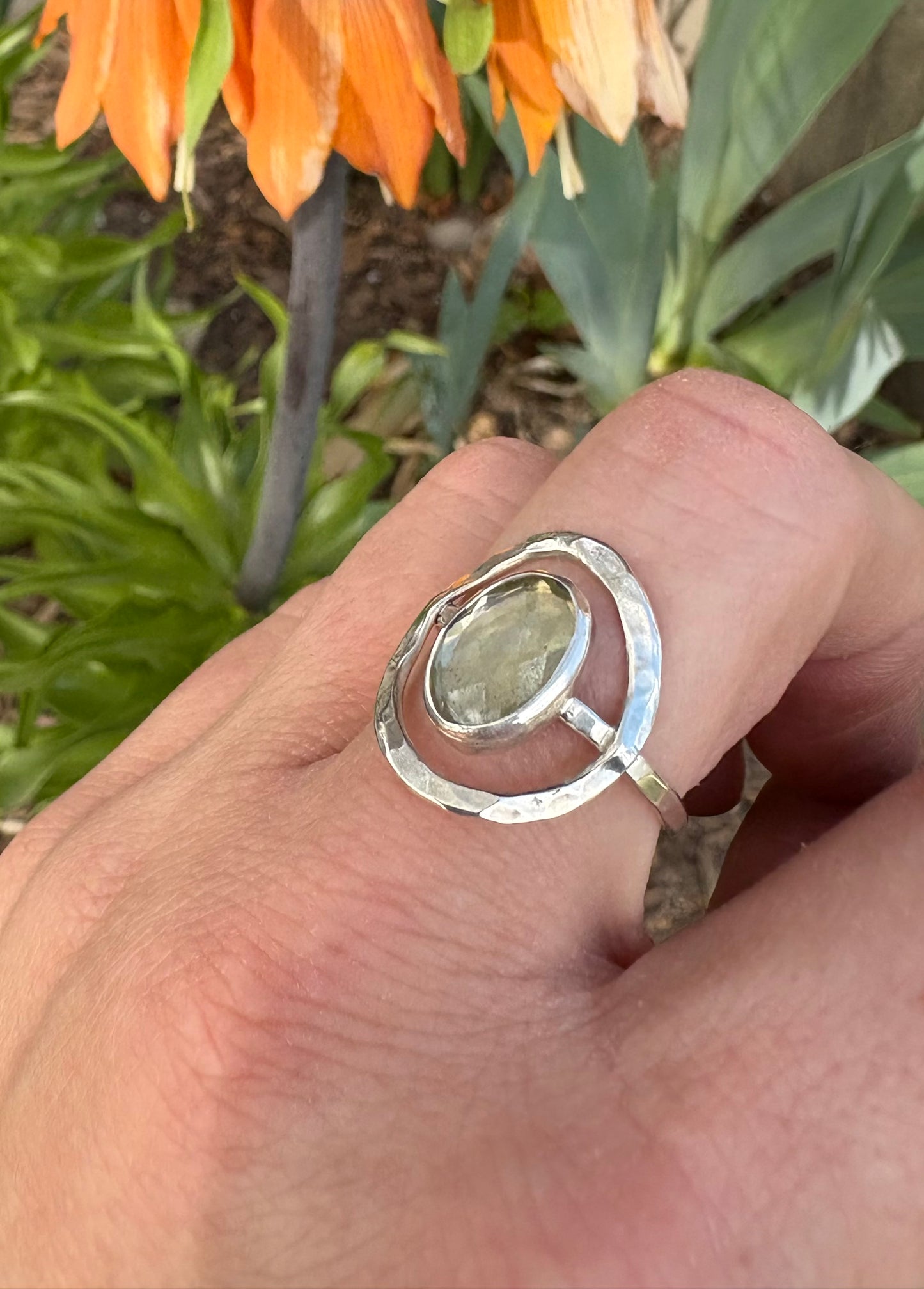 Lemon Quartz Ring (Size 9.5)