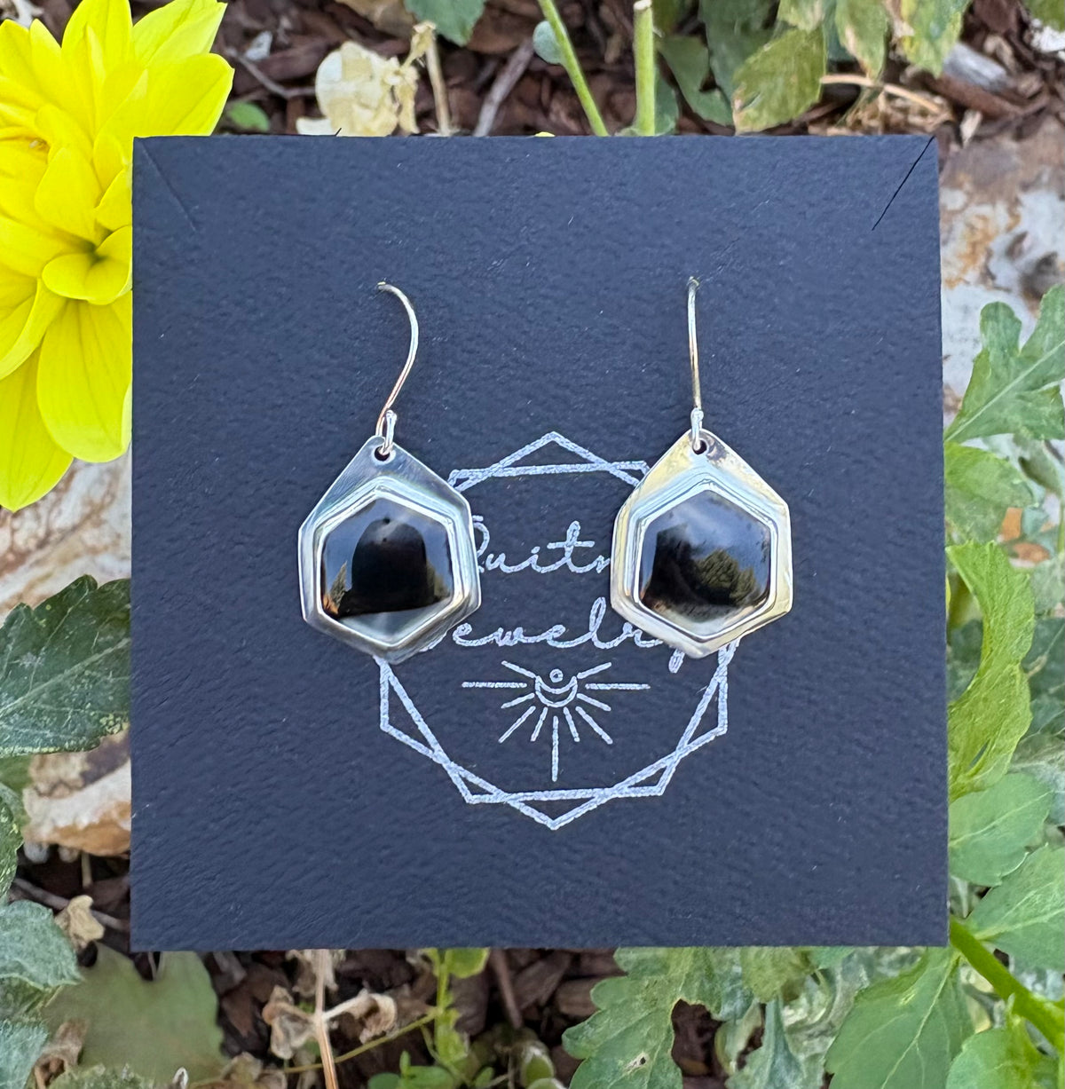Hexy Montana Agate Earrings