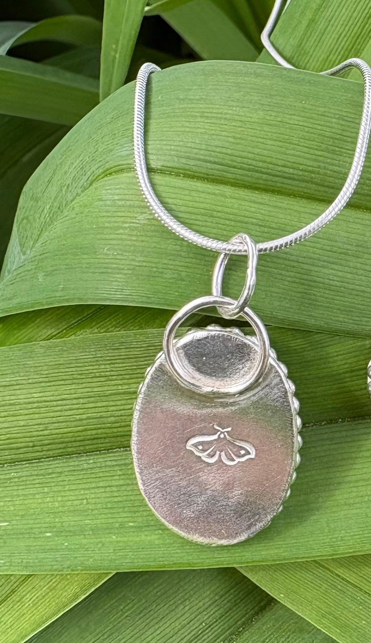 Rainbow Moonstone Necklace (18 inch chain)