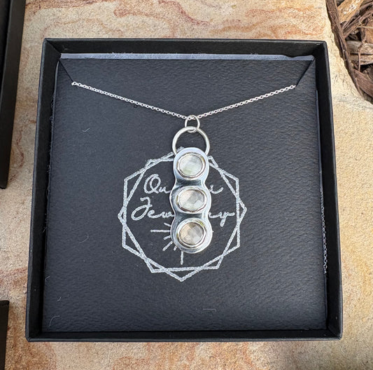 Smoky Quartz Talisman Necklace (16” Chain)