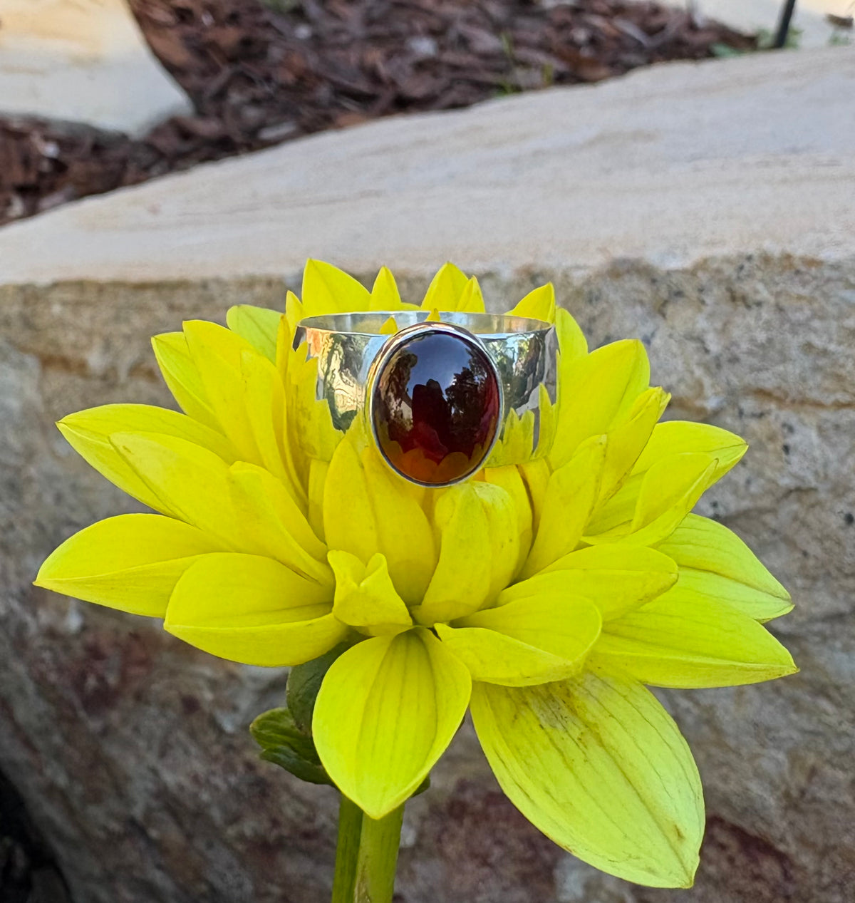 Garnet Ring (Size 10.5)