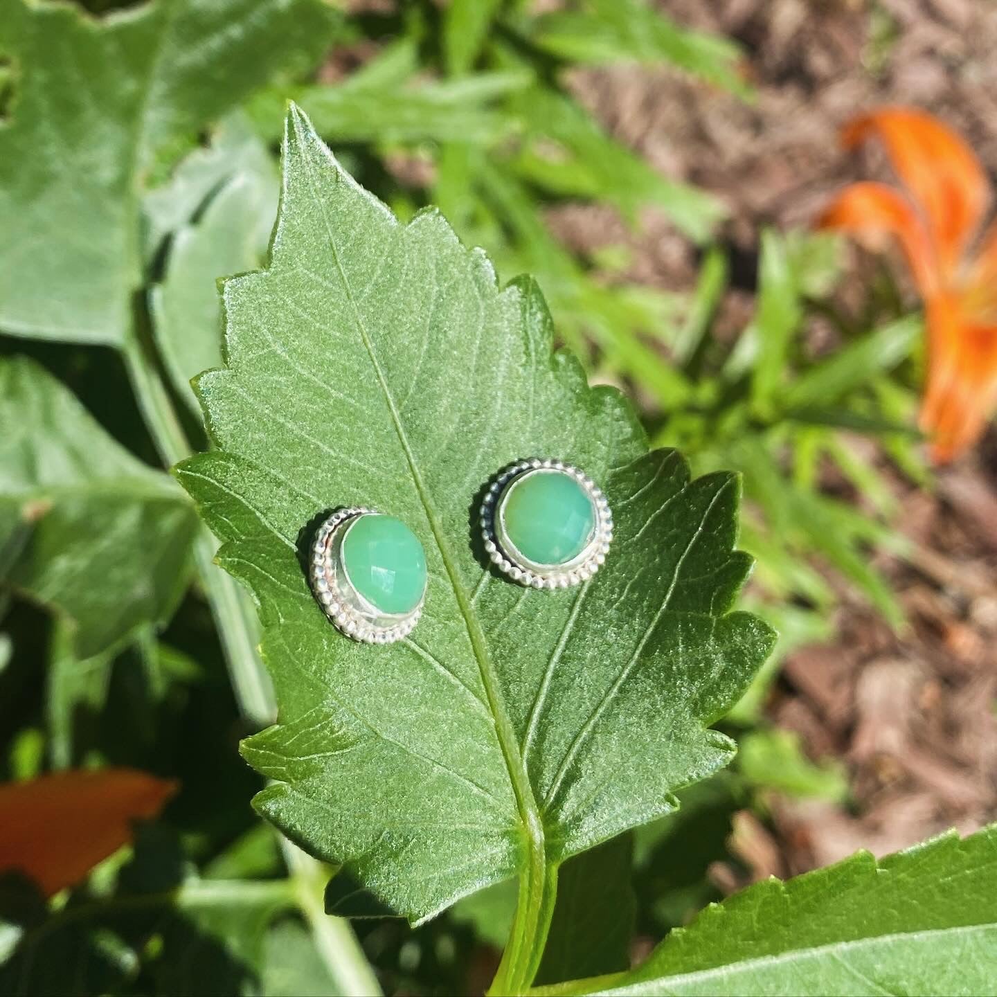 Chrysoprase Earrings