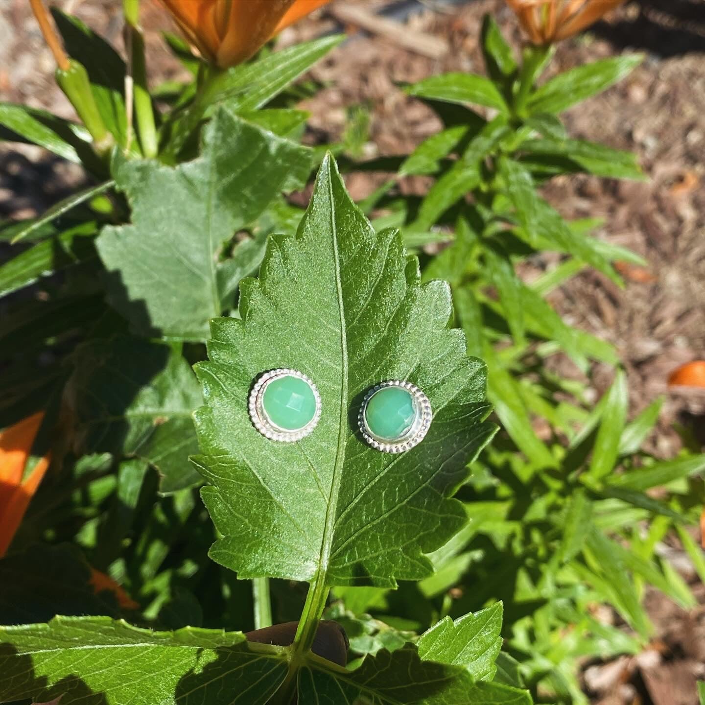 Chrysoprase Earrings