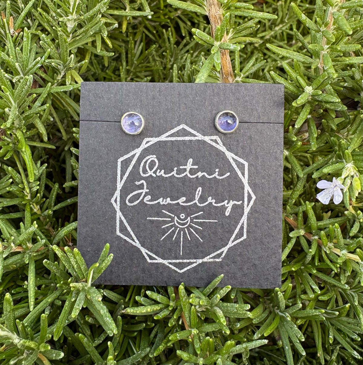 Iolite Post Earrings
